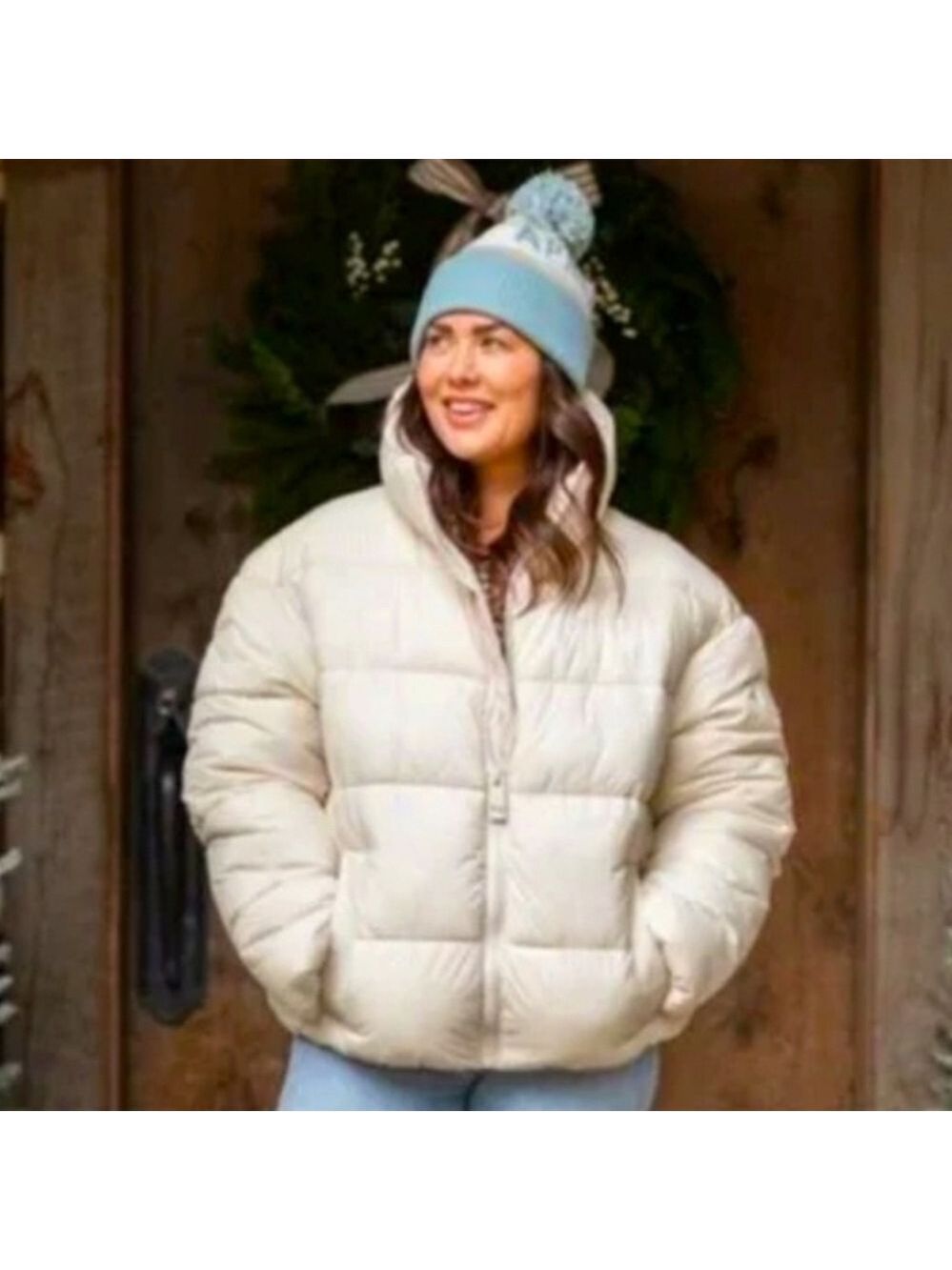 Noize Avalon Puffy Coat Women's XL Cream